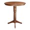 International Concepts Round 36 in Rd Top Pedestal Table, 12 in Leaf, 40.9 inH, Adjustable Height, Espresso, 36 in W, 48 in L K581-36RXT-27B-6B-2 - alternate 2